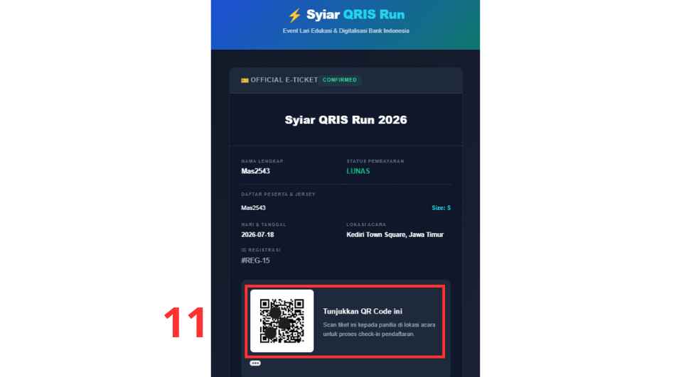 Ilustrasi Terima E-Tiket Resmi